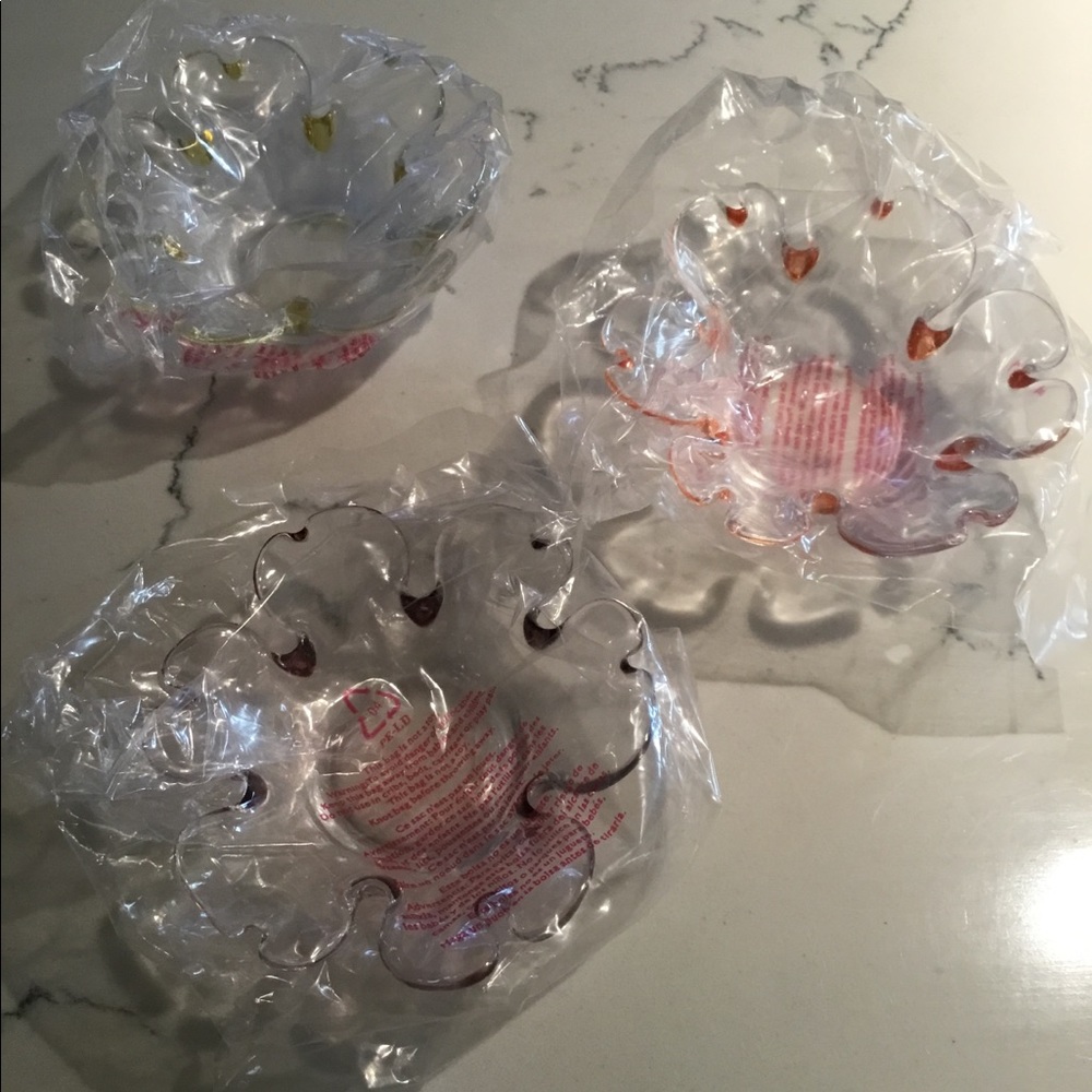 NIB Partylite set of 3 tea light holders